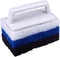 Super Scrubber with Three Different Kinds of Pads - White Brush Body and White/Blue/Black Pads...