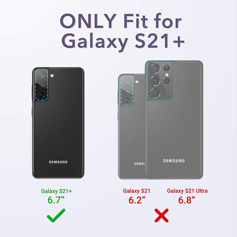 (8 Pack) for Samsung Galaxy S21+ Plus 5G Case, Soft Silicone Bumper Phone Case Shell Shockproof Cover for Galaxy S21 Plus 5G 6.7 Inch, Red, Light ...
