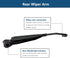 Rear Windshield Wiper Arm with Wiper Blade for Dodge Grand Caravan 2008-2010 Chrysler Town & Country 2008-2010 Rear Windshield Back Wiper Arm Blad...