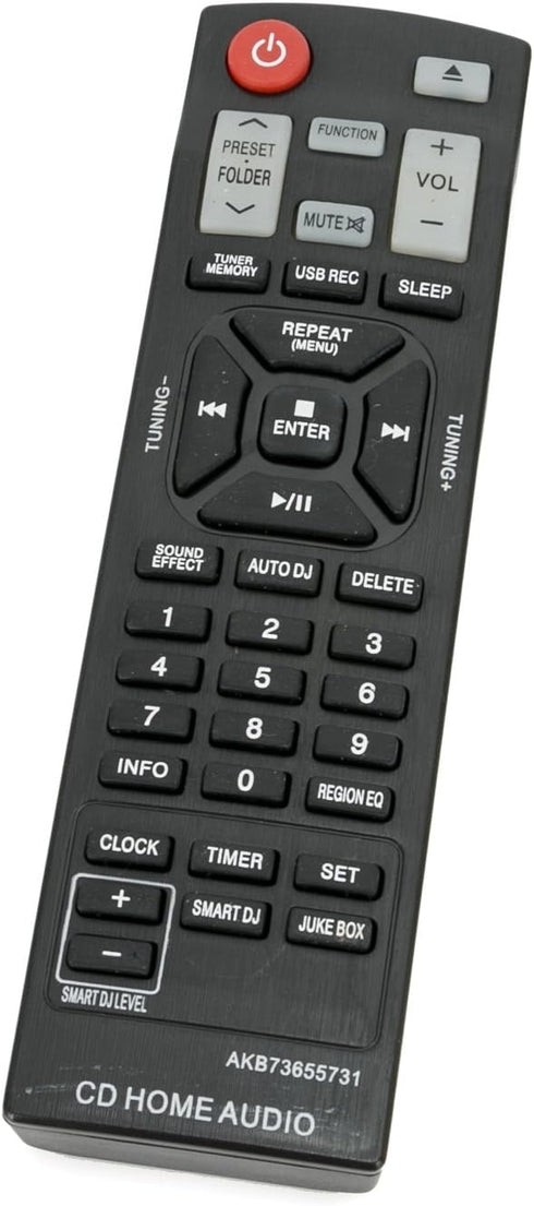 AKB73655731 Replace Remote Control for LG CD Home Audio CM9730 CMS9730F CM9950 CMS9950F CM9940...