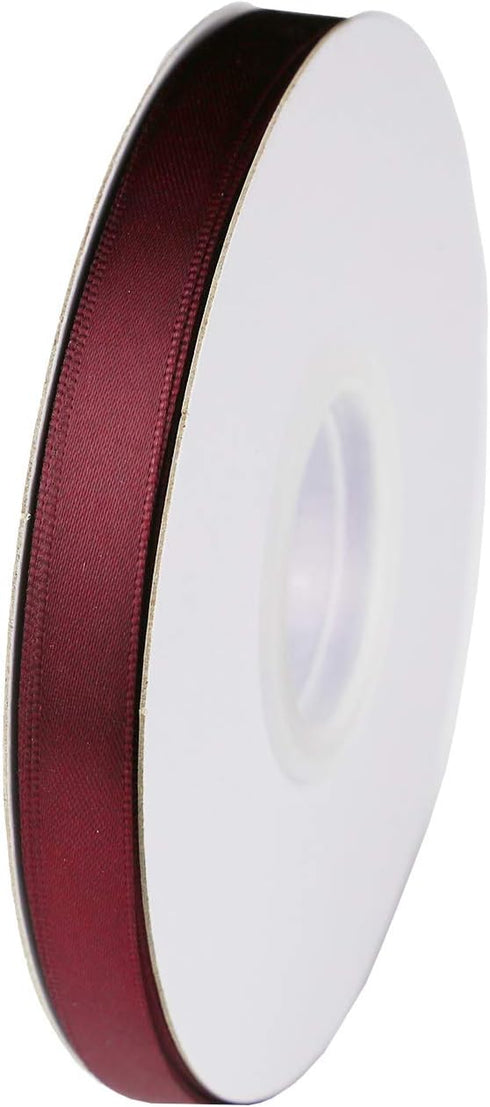 ITIsparkle 3/8" Inch Double Faced Satin Ribbon 50 Yards-Roll Set for Gift Wrapping Scrap Books Party Favor Hair Braids Baby Shower Decoration Flor...