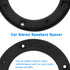 2 Pcs Universal Fit Car Speaker Spacer 6.5 Inch Adaptor Ring Mounting Bracket Plastic Car Stereo Speakers Spacer(Black)...