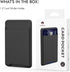 AHASTYLE Phone Credit Card Holder Stick On, Slim Phone Wallet Strong Adhesive Silicone Card Pouch Sleeve Compatible with iPhone/Android/Samsung Ga...