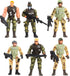 US Army Men and SWAT Team Toy Soldiers Action Figures Playset with Military Weapons Accessories,Military Soldier Playset Military Figures Army Men...