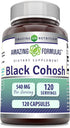 Amazing Formulas Black Cohosh Supplement | 540 Mg per Serving | 120 Capsules | Non-GMO | Gluten-Free | Made in USA...