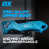 OX Tools Pro Heavy Duty Fixed Blade Folding Knife w/Easy Change Blade Button - Quick Fold Action & Strong Lightweight Construction | Includes 3 Re...