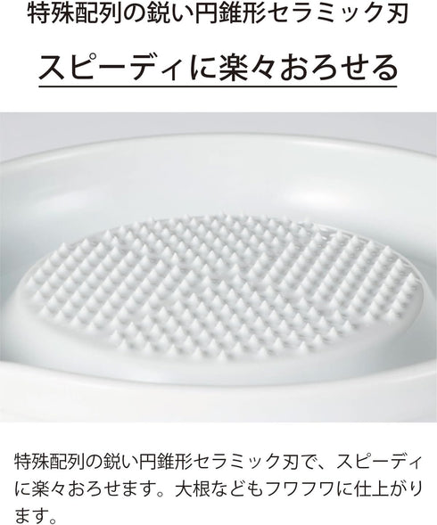 Kyocera Ceramic Grater - 6.5" Medium for Ginger and Garlic...