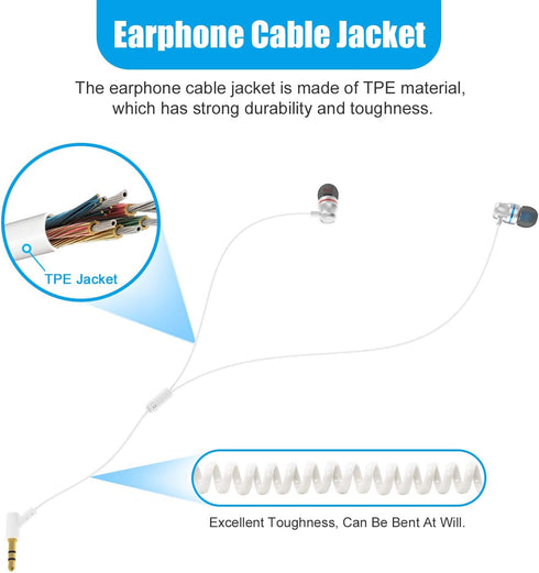 AMVR Noise Isolating Earbuds Earphones Custom Made for Meta Quest 2 VR Headset, with 3D 360 Degree Sound in-Ear Headphones and Earphone Silicone H...