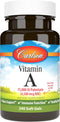 Carlson - Vitamin A, 15000 IU Palmitate (4500 mcg RAE), Vision Health & Healthy Skin, Immune Function, 240 Softgels...