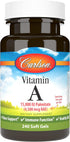 Carlson - Vitamin A, 15000 IU Palmitate (4500 mcg RAE), Vision Health & Healthy Skin, Immune Function, 240 Softgels...
