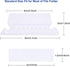 File Folder Tabs, 100+200 Sets Hanging File Folder Tabs with Inserts for Hanging Folders, 2 Inch Clear Plastic Hanging File Tabs for Quick Identif...
