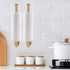 Paper Towel Holder Under Cabinett Countertop Wall Mount for Kitchen Bathroom Pantry Sink Countertop Counter,SUS304 Stainless Steel PaperTowel Rack...