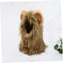 1pc Funny Wigs Dog Wigs Dog Lion Cosplay Realistic Lion Mane Hats Aquarium Plant Holder Costume Bonnet Cat Costume Hat Cat Lion Costume Dog Lion H...