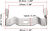 uxcell T8 Clips Bracket Hanger for Integrated Tube Light Fixture, Nickel-plated Manganese Steel, Pack of 15...