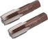 uxcell Metric Hand Tap M20 Thread 1.5 Pitch 4 Straight Flutes H2 Alloy Tool Steel Bottom & Taper Screw Tap Set Tapping Tools for Repairing 1 Pair...