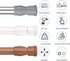 AIZESI Spring Tension Curtain Rod Short Tension Rod?Silver,12"-20"-1Pcs)...