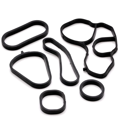 Oil Cooler Gasket Seal & Oil Filter Housing Gasket Set Compatible for Mini Cooper Countryman Paceman 2007-2016 11428643747 11428643758 11427557010...