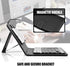 V BESTLIFE Portable Wireless Bluetooth Keyboard with Leather Case, Universal Keyboard with Portfolio Flip Case and Stand, Cover with for 4.5''-6.8...