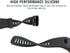 Bands Replacement Compatible with Garmin Vivosmart HR, Black Strap with Black Metal Buckle Fitness Sport Wristband, Screwdriver Included...