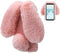 Rabbit Case for Samsung Galaxy S9 Plus, Cute 3D Bunny Ears Soft Furry Hairball Fuzzy Winter Warm Faux Fur Plush Fluffy Flexible TPU Bumper Protect...