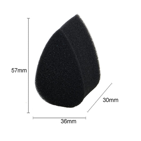 Bowitzki Face Paint Sponges Face Painting Black Sponges Petals High Density for Art Work and Body Paint (10 Petals + 10 Half Moon)...