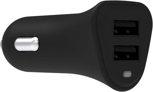 Griffin PowerJolt 24W USB Car Charger - Cigarette Lighter USB Charger - Portable Charging Device for Car Charging Port - USB-A to Lightning Cable ...