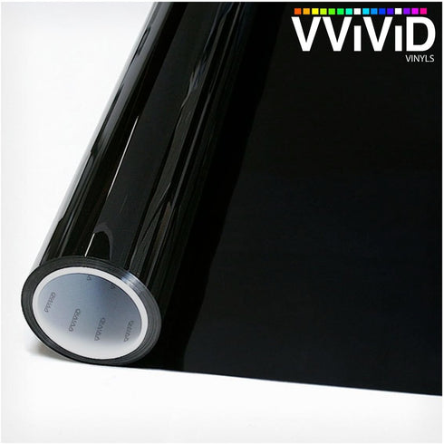 VViViD Removable Low-Tack Adhesive 100% Blackout Household Privacy Window Vinyl Roll (12 Inch x 60 Inch)...