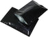 QQ Studio 100 Durable Double-Sided Metallic Foil Flat Style Zip Closure Locking Bag 7.5x10cm (3x4) (Black)...