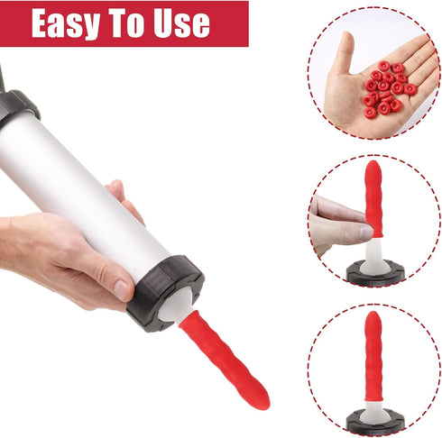 30pcs Caulk Tube Caps, Soft Latex Caulk Saver Caps Universal Caulking Tube Covers for Sealing & Protecting Caulk Tubes (Red)...