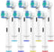 Toothbrush Heads for Oral B, 8 Pack Professional Electric Toothbrush Replacement Heads Medium Soft DuPont Bristles Replacement Toothbrush Heads Pr...