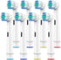 Toothbrush Heads for Oral B, 8 Pack Professional Electric Toothbrush Replacement Heads Medium Soft DuPont Bristles Replacement Toothbrush Heads Pr...