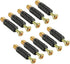 uxcell Furniture Connecting Fittings 6mm Thread Dia Screws 35mm Length Fastener Plastic Covered 10 Pcs...