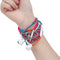 URIZONS Nylon Braided Tangle Free in Ear Headphones - Colorful Wraps Wired Earbuds Bracelet with Microphone High Definition Compatible with iPhone...