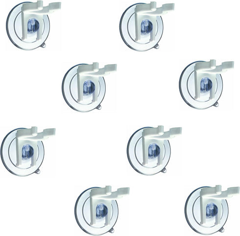 Holiday Joy® 8 Packs /16 Paacks Window Candle Holder Clamps with World's Strongest Suction Cups - Ideal for Christmas Celebration Candles (8pcs)...