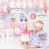 Pastel Ice Cream Two Sweet 2nd Birthday Party Supplies, Ice Cream Donut Party Hanging Swirls Decorations, Summer Ice Cream Party Hanging Streamers...
