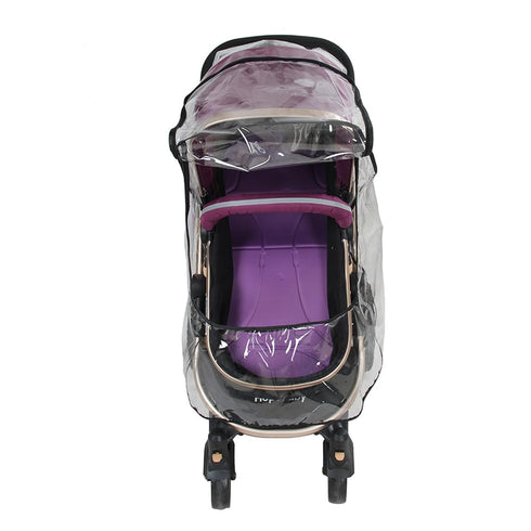 GOTOTOP Baby Stroller Cover PVC Universal Waterproof Baby Stroller Rain Cover Dust Wind Shield Pram Accessory 21.7 x 29.5 x 15.7inch...
