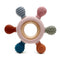 Silicone Teething Toys, Natural Wooden Ring with Silicone Teething Cover, Teething Toys for Babies 0-6 Months, BPA Free, Infant Toys for Teething ...