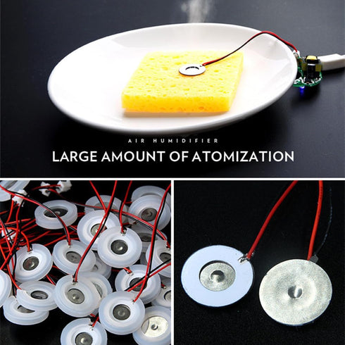 Tnfeeon Atomization Plate Dual Spray Switch Control Atomization Module 740 Holes 5?m Microporous Atomizer for 5V USB Humidifier...