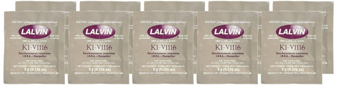 Strange Brew My-WNCV-DYMZ 10 Packs of KIV-1116 Lalvin Yeast for Winemaking, Multi...