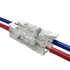 Inline Wire Connectors Nuts, Dicio Lever Wire Compact Connectors Electrical Inline Splicing Conductor Connector 4 Port 10 pcs Clear Butt Insulated...