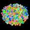 Glow in The Dark Stones - 100pcs Glowing Rocks Luminous Stone for Vase Fillers Fish Tank Aquariums Rocks Fake Jewels Crysetal Plastic Jewels Gem P...