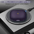 Upgrade Cover Compatible with Airpods Pro Case, Leather Texture Full-Body Protective Case Cover Compatible with Airpods Pro,Wireless Charging and ...