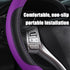 Leather Car Steering Wheel Cover, Universal 15 Inch for Car Truck SUV, Non-Slip and Breathable, Sport Style Design Odorless Steering Wheel Protect...