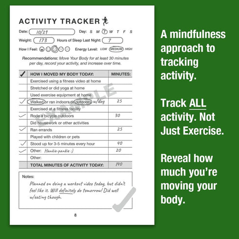 Wellness Tracker for Women and Men 50-80+, Enjoy This Wellness Journal Providing An Activity Tracker, Food Tracker, and Goal Planner - Enables Min...