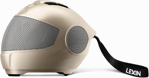 LEXIN Model S, Ultra-Portable Bluetooth Speaker, Helmet Style Small Wireless Speaker, Loud Stereo, Deep Bass, IPX4, Smart TWS Pairing for Home, Ou...