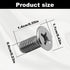 Brake Disc Rotor Screws 93600-06014-0H-Compatible With Honda, Acura, Hyundai and Kia Models,Ront and Rear Stainless Steel Retaining Screws(4Pcs)...