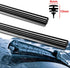 4PCS Car Windshield Wiper Blade Strips,DIY Car Window Frameless Boneless Wiper Blade Insert Rubber Replacement Adjustable Refills,Universal for My...
