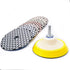 Dry Diamond Polishing Pads 4 Inch with Hook and Loop Backer Pad 5/8"-11 for Granite Concrete Marble Floor Drill Grinder Polisher...