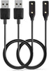 E ECSEM Charger Cable, USB Type A, 80cm, for Bose Frames Alto S/M M/L, Rondo, Soprano and Tenor - 2Black...