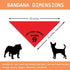 Emotional Support Animal Dog Bandana Funny Dog Bandana Puppy Bandana Triangle Bibs Scarf Accessories for Small Medium Dogs Pets...